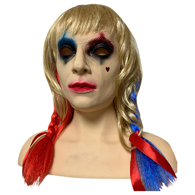 SeeCospaly Joker: Folie a Deux (2025) Movie Harley Quinn Cosplay Latex Masks Halloween for Costume Props