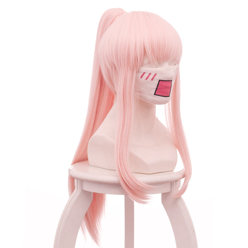 [Full In Stock] DARLING in the FRANXX:Zero Two ponytail Cosplay Wig Pink