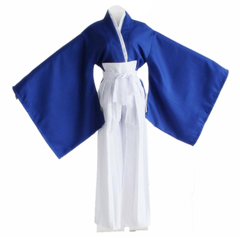 SeeCosplay Anime Rurouni Kenshin Himura KENSHIN Blue Kendo Kimono Cosplay Costume