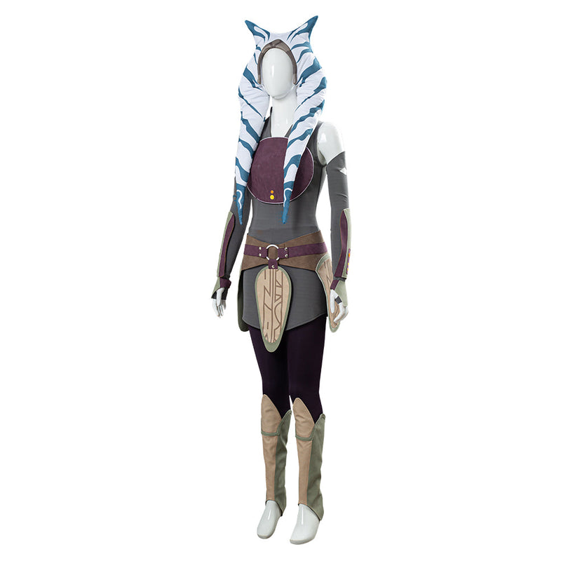 SeeCosplay Ahsoka Tano Women Dress Outfit Halloween Carnival Costume Costume SWCostume Female