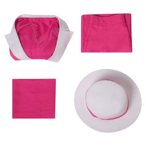 SeeCosplay BarB Pink Style Movie Pink Uniform Skirt Outfits Halloween Carnival Suit Cosplay Costume BarBStyle