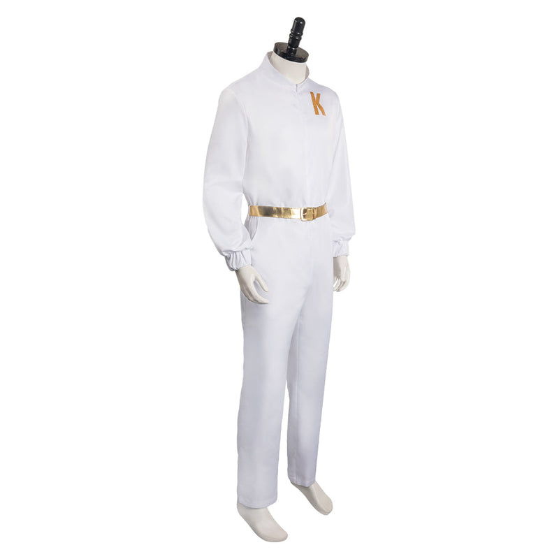 SeeCosplay 2023 Movie Ken White Dancing Suit for Halloween Carnival Cosplay Costume