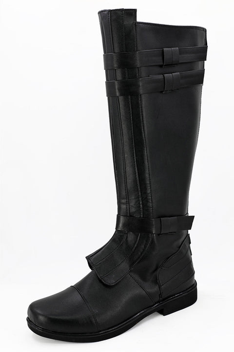 Anakin Skywalker Black Boots Shoes
