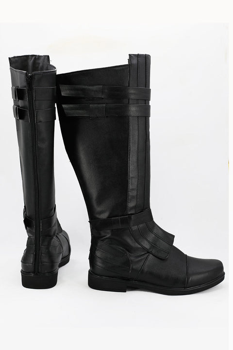 Anakin Skywalker Black Boots Shoes