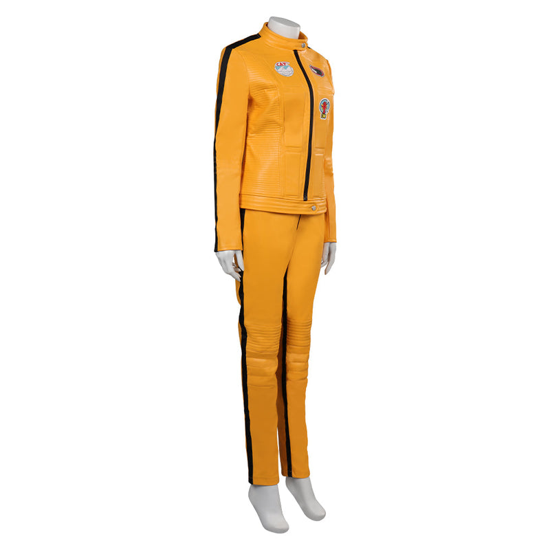 [All Sizes In Stock] Kill Bill: The Bride Yellow Outfits Halloween Carnival Party Cosplay Costume