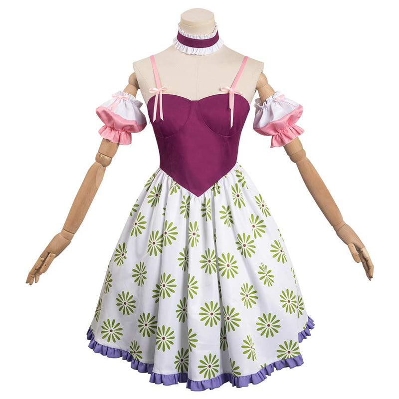 Haunted Mansion Sally Slater Ghost Outfits  Halloween Carnival Cosplay Costume