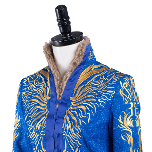 Shadow and Bone: Costume Alina Starkov Blue Coat Outfits Halloween Costume Cosplay Costume For Adult Female