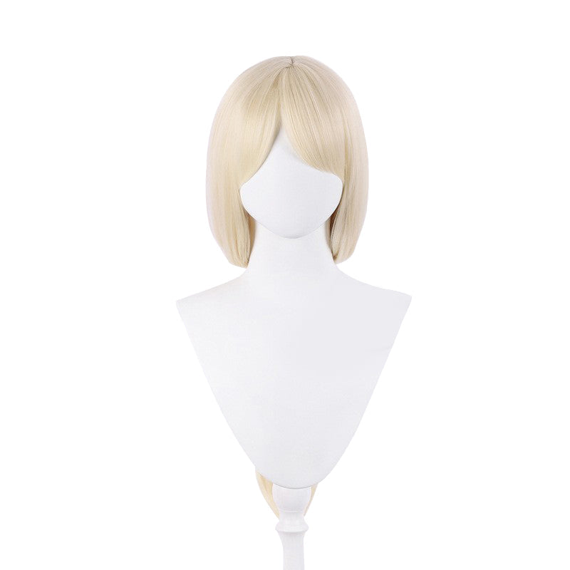 SeeCosplay 2023 Movie Long Straight Blonde Hair Heat Resistant Synthetic Hair Cosplay Wig