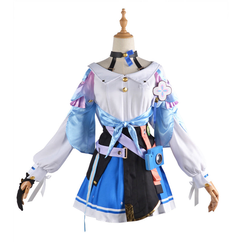 [Full In Stock] Honkai: Star Rail March 7th Cosplay Costume Halloween Carnival Party Disguise Suit Female