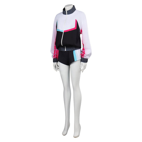 Spider-Man Costume: Across the Spider-Verse Gwen Sportswear Outfits Halloween Carnival Spiderman Costumes
