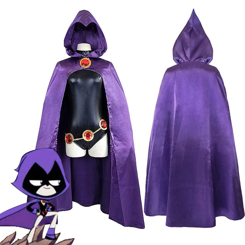 Teen Titans Raven Outfits Halloween Karneval Anzug Cosplay Kostüm