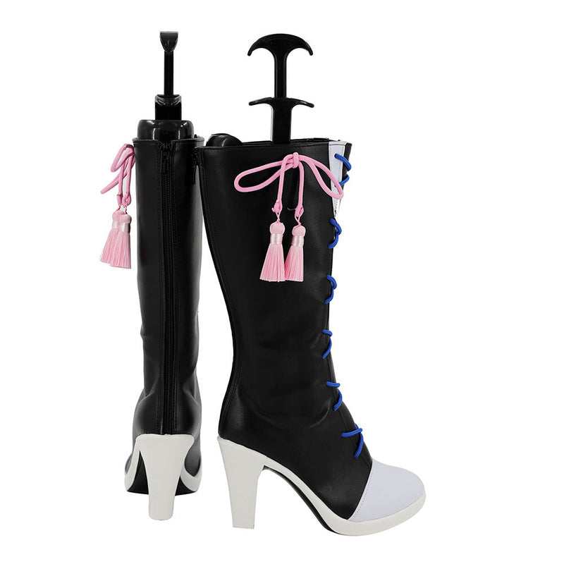 SeeCosplay Genshin Impact Kamisato Ayaka Cosplay Shoes Boots Halloween Costumes Accessory Custom Made Female