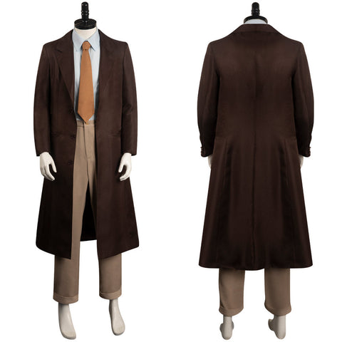 Movie Oppenheimer Brown Outfits Halloween Carnival Cosplay Costume