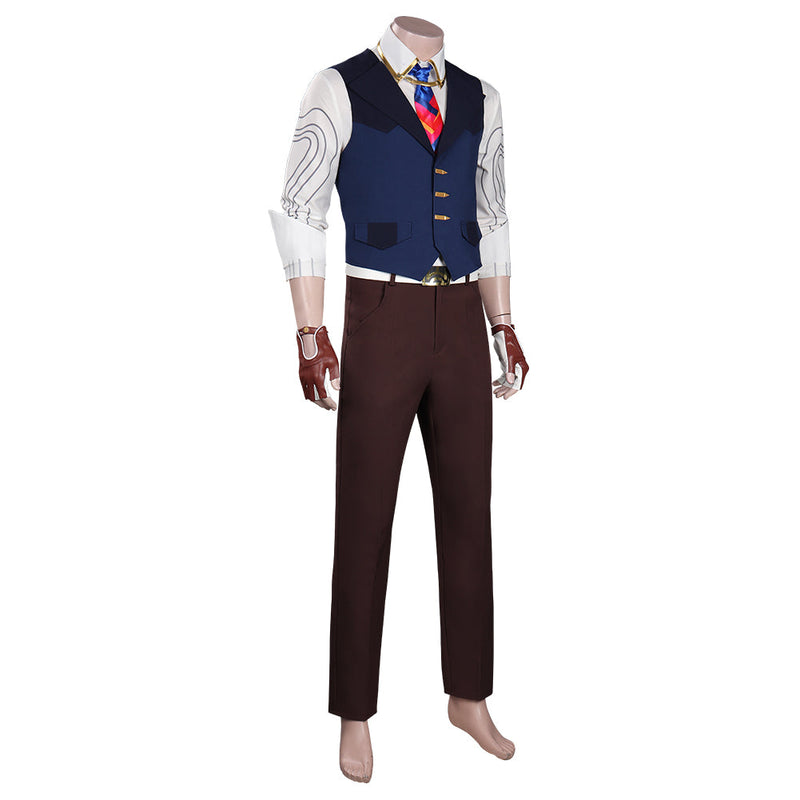 [All Sizes In Stock] VALORANT: Chamber Vest Outfits Halloween Carnival Suit Cosplay Costume