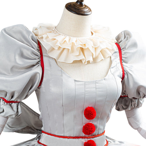 It Pennywise:   Women Horror Pennywise The Clown Halloween Cosplay Costume