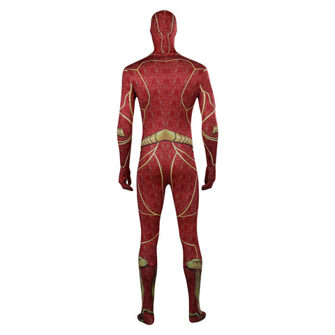 SeeCoplay The Flash Barry Allen Jumpsuit for Halloween Carnival Cosplay Costume