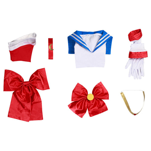 Sailor Moon Costume Girls Tsukino Usagi Kids Children Girls Dress Outfits Cosplay Costume