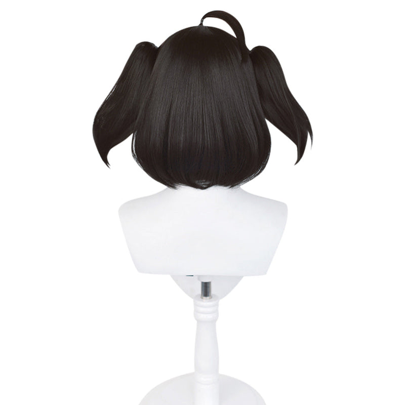 SeeCosplay Pretty Derby Kitasan Black Wig Synthetic HairCarnival Halloween Party Cosplay Wig
