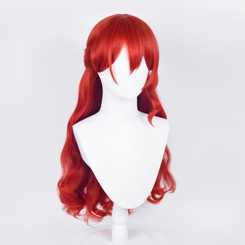 [Full In Stock] Honkai: Star Rail Himeko Cosplay Wig Synthetic Hair Carnival Halloween Party Wig