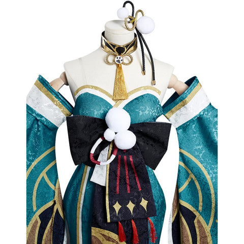 SeeCosplay Genshin Impact Ms Hina/Gorou Costume Outfits for Halloween Carnival Suit Cosplay Costume Female