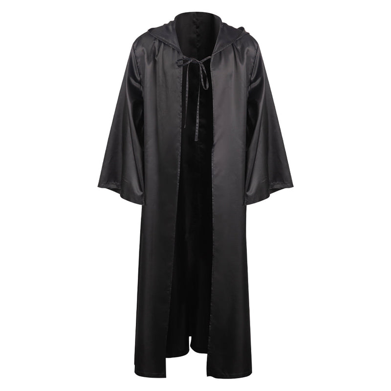 [All Size In Stock] Jedi Knight Costume Black Cloak Robe Only Halloween Carnival Suit