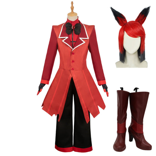 Hazbin Hotel:Costume Red Alastor Cosplay Halloween for Cosplay Costume