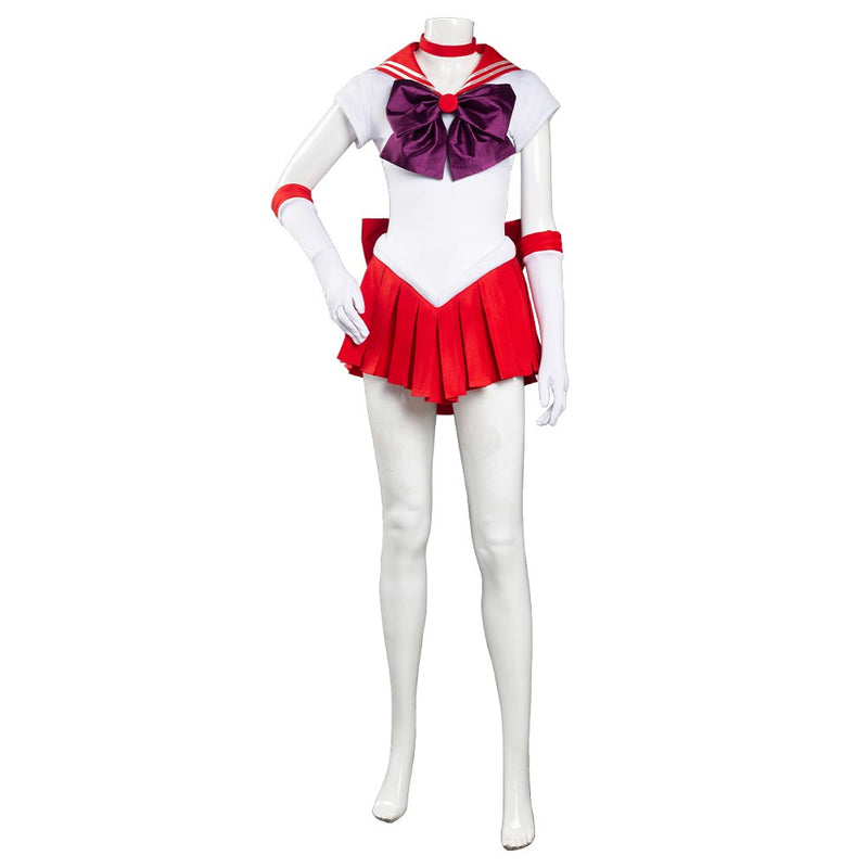 SeeCosplay Sailor Moon Hino Rei Uniform Kleid Outfits Halloween Karneval Anzug Cosplay Kostüm
