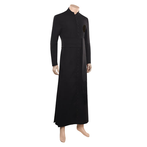 The Pope‘s Exorcist - Father Gabriele Amorth Cosplay Costume Robe Halloween Party Disguise Suit