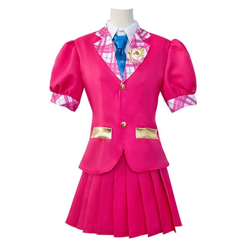 SeeCosplay 2023 BarB Pink Style Movie Sophia Pink Uniform Outfits Halloween Carnival Cosplay Costume BarBStyle Female