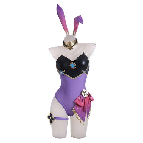 SeeCosplay Genshin Impact Dori Cosplay Costume Bunny Girls Jumpsuit Costume Outfits for Halloween Carnival Suit