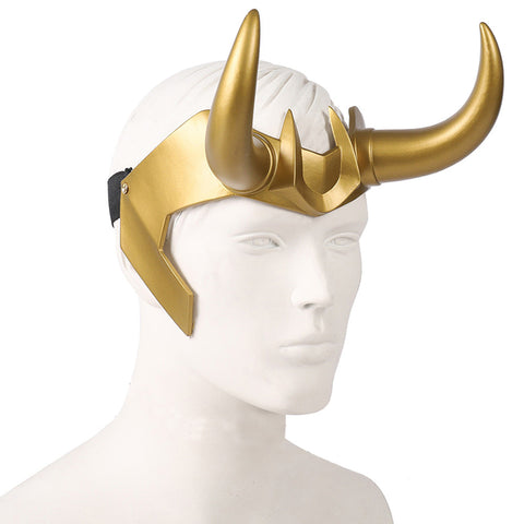 SeeCosplay Loki Loki PVC Headwear Headband Helmet Halloween Party Costume Props Cosplay Accessories