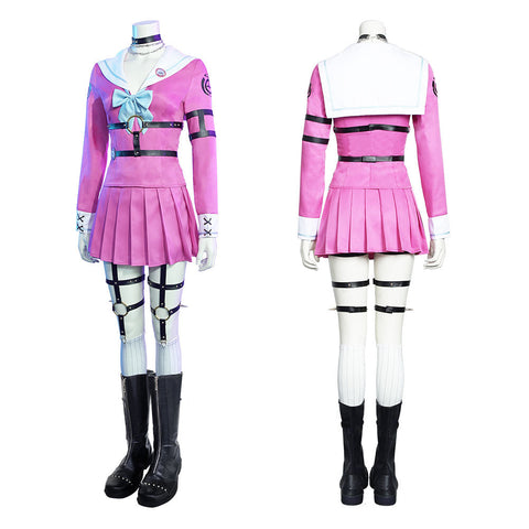 Seecosplay Anime Danganronpa V3: Killing Harmony-Miu Iruma Women Dress Outfits Halloween Carnival Suit Cosplay Costume
