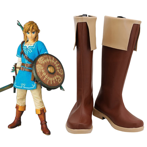 SeeCosplay The Legend of Zelda: Breath of the Wild Link Boots Halloween Costumes Accessory Cosplay Shoes