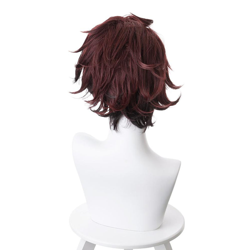 [Full In Stock]  Demon Slayer: Kamado Tanjirou Cosplay Wig