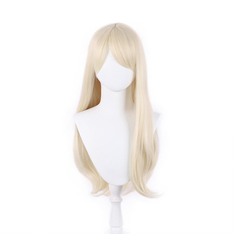 SeeCosplay 2023 Movie Long Straight Blonde Hair Heat Resistant Synthetic Hair Cosplay Wig