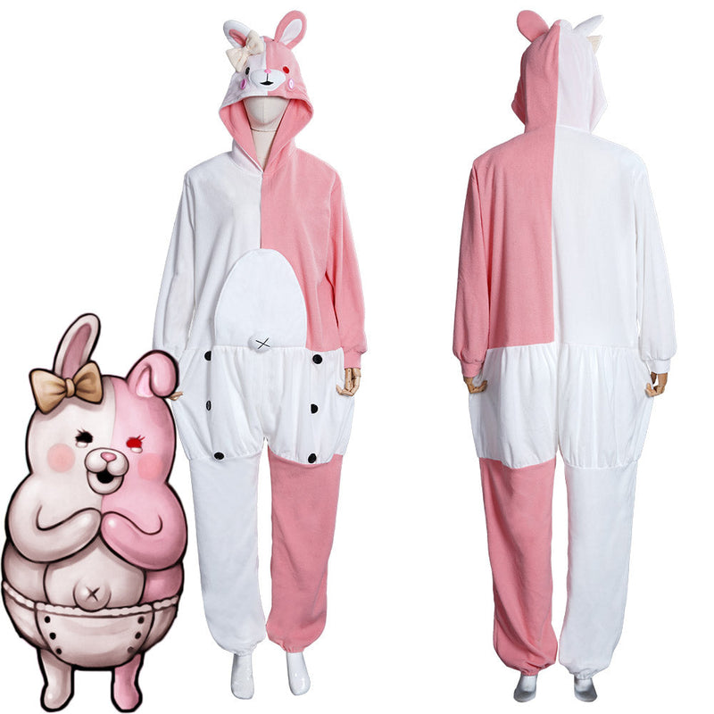 Seecosplay Anime Danganronpa Dangan Ronpa Monokuma and Monomi Sleepwear Halloween Carnival Cosplay Costume