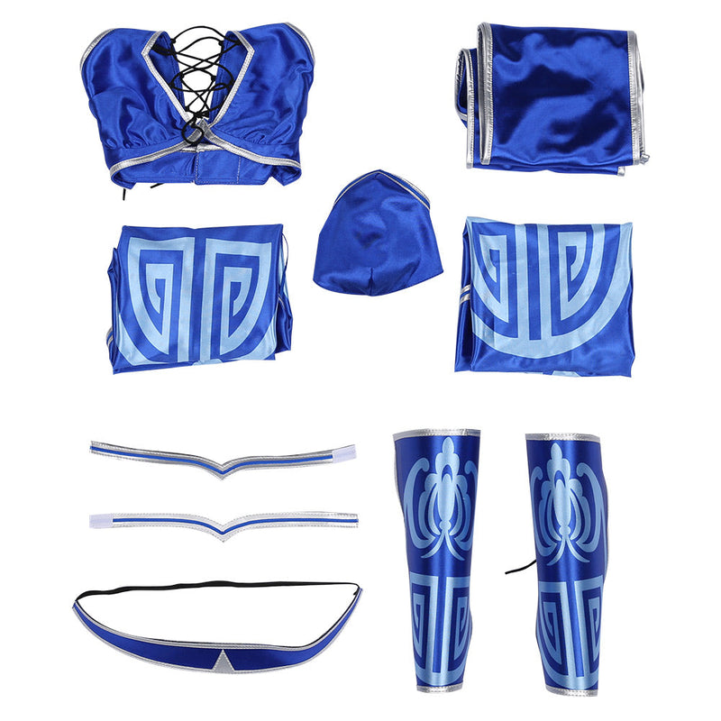 SeeCosplay Mortal Kombat Kitana Costume Accessories Costume for Halloween Carnival Suit Costume