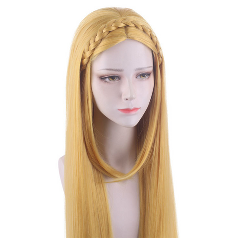 SeeCosplay The Legend of Zelda Princess Zelda Cosplay Wig Heat Resistant Synthetic Hair Carnival Halloween For Props