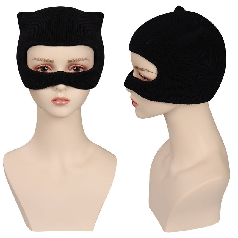 SeeCosplay The Batman 2022 - Selina Kyle / Catwoman Mask Cosplay Knitted Masks Cosplay Props