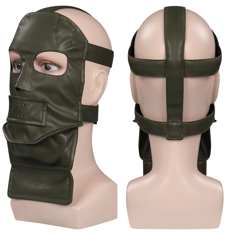 SeeCosplay The Batman 2022 - Edward Nashton / The Riddler Mask Cosplay Leather Masks Helmet Halloween Party Cosplay Props