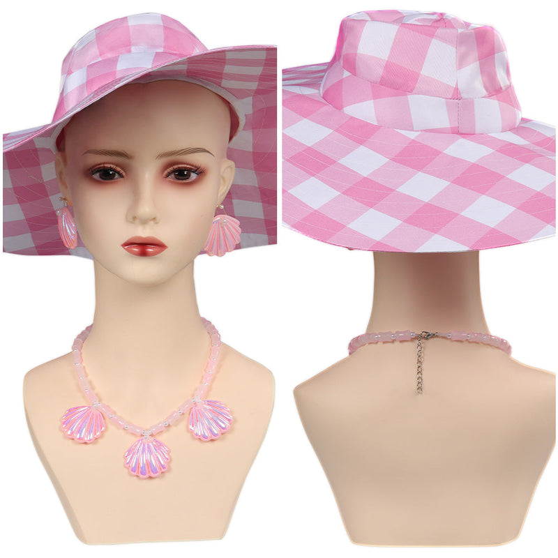 Moive Barbie:Costume Hat Earings Halloween Carnival Cosplay Costume Accessories