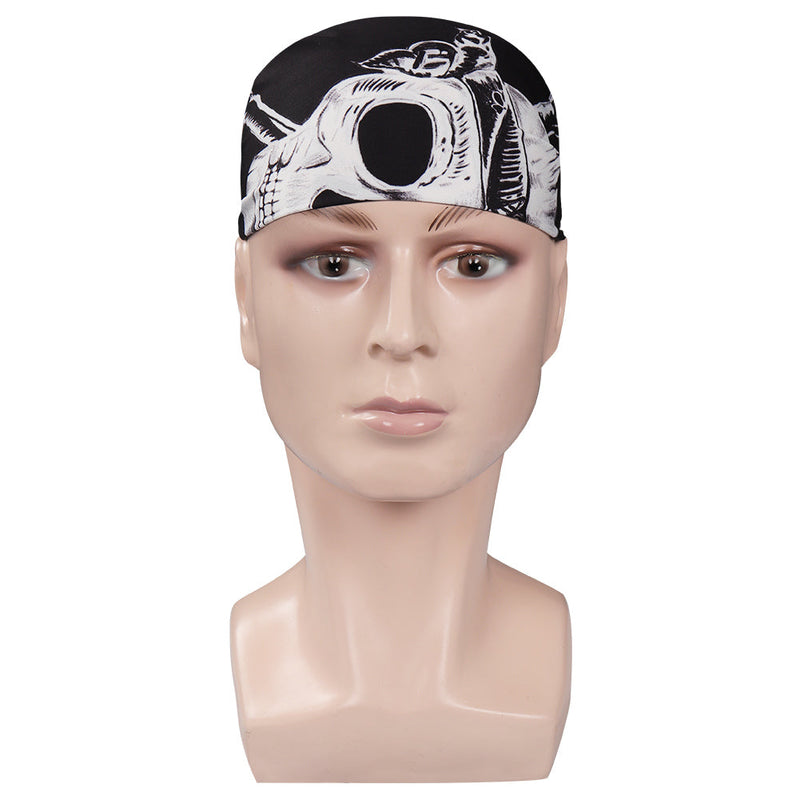 SeeCosplay Stranger Things Season 4 Eddie Munson Cosplay Scarf Headband Costume Accessories