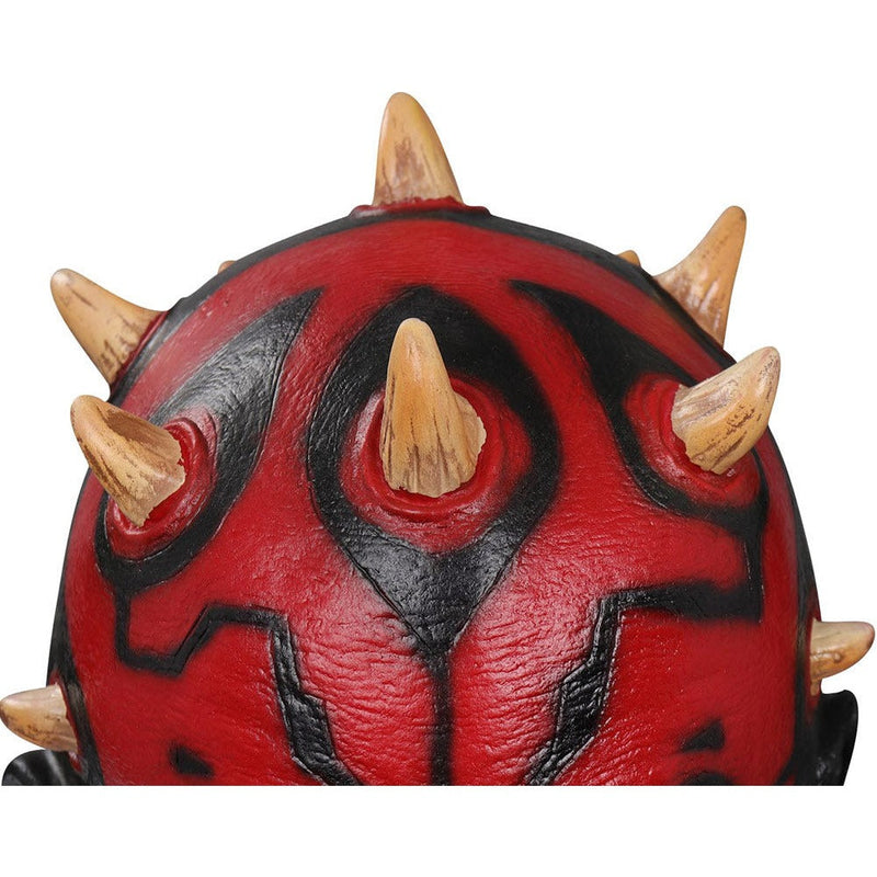 [Full In Stock] Masks Darth Maul Mask Latex Masks Adult Horror Cosplay Mask Helmet Costume Props Carnival Halloween Cosplay Costume