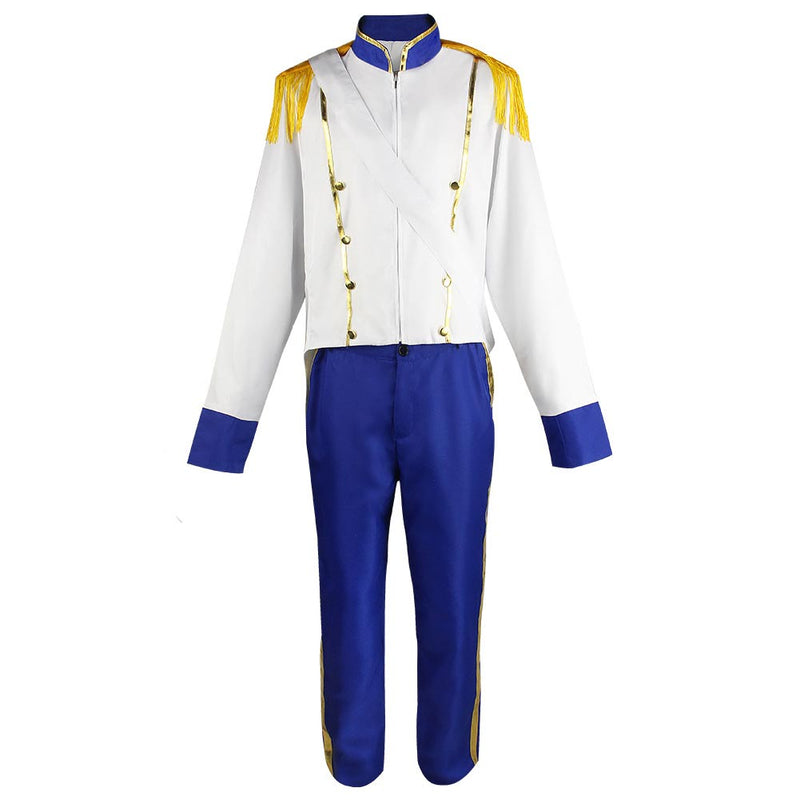 [All Sizes In Stock] The Little Mermaid: Prince Eric Cosplay Costume Outfits Halloween Carnival Party Disguise Suit