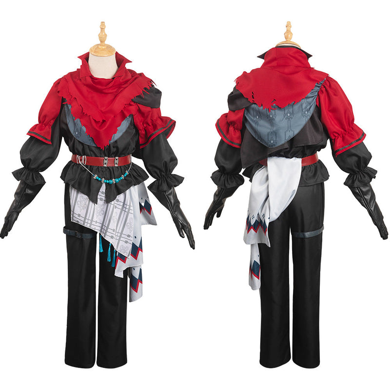 Final Fantasy: XV Costume FF16 Joshua Red Outfits Halloween Carnival Costume