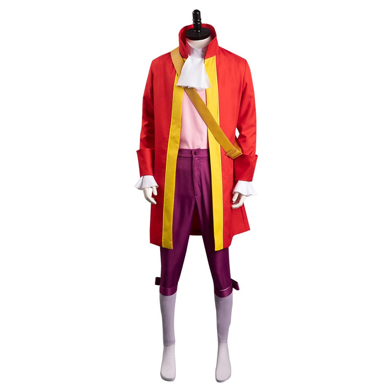 Anime Peter Pan Captain Hook Cosplay Costume Halloween Carnival Party Disguise Suit