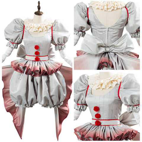 SeeCosplay Women It Pennywise Horror Pennywise The Clown Costume Cosplay Costume Female