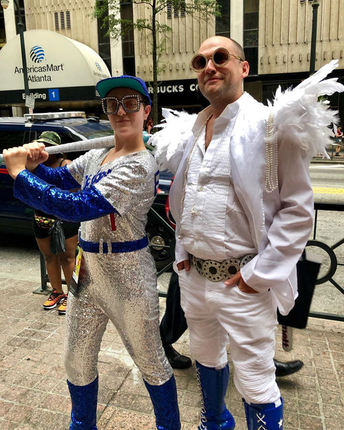 Rocketman:   Costume Elton John Dodgers Baseball Uniform Cosplay Costume