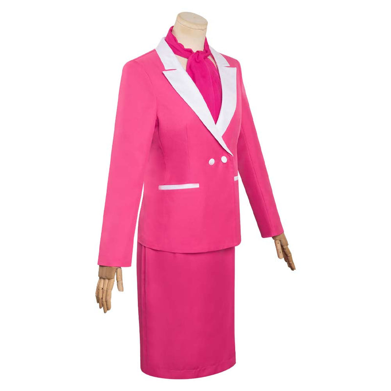 SeeCosplay 2023 Movie Pink Uniform Skirt Costumes for Halloween Carnival Suit Cosplay Costume