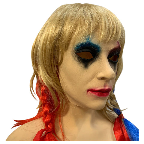 SeeCospaly Joker: Folie a Deux (2029) Movie Harley Quinn Cosplay Latex Masks Halloween for Costume Props